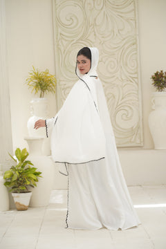Harmain Scallop Luxe Abaya thumbnail