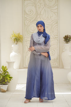 Zahra Floral Lace Abaya thumbnail