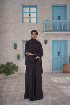 Zahra Classic Black Abaya thumbnail