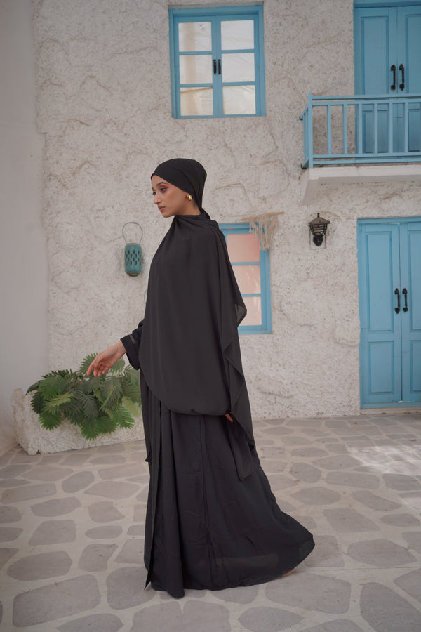 Zahra Classic Black Abaya